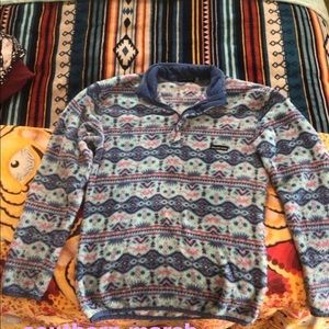 southern marsh fleece half zip sweatshirt size M